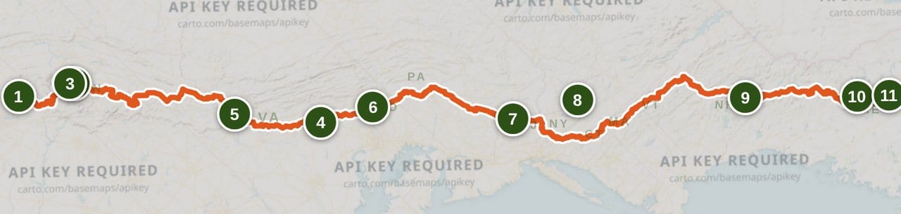 Trail map