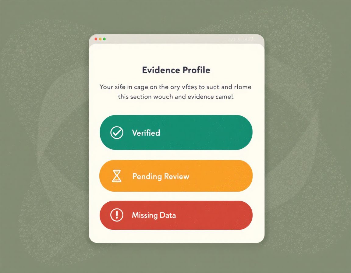 Backpack comparison checklist separating verified facts from evidence gaps