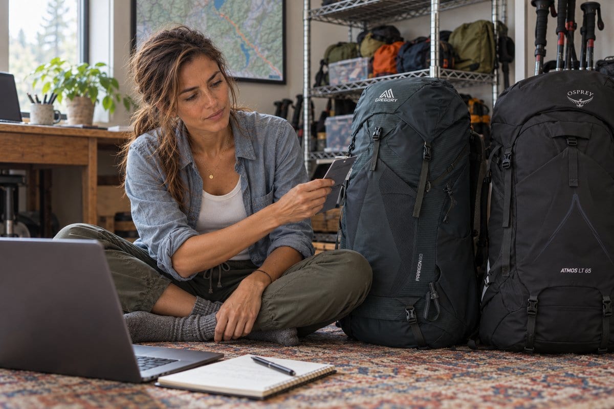 Backpack comparison checklist separating verified facts from evidence gaps