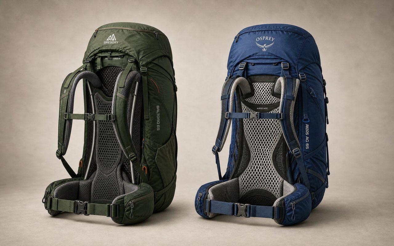 How the Baltoro 65 Compares to the Osprey Atmos AG 65