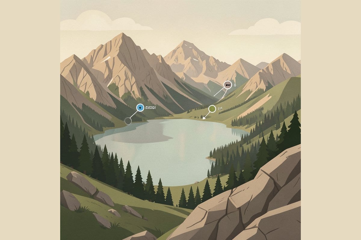 Visual summary of key camping-rule zones and restrictions on the Rae Lakes Loop.