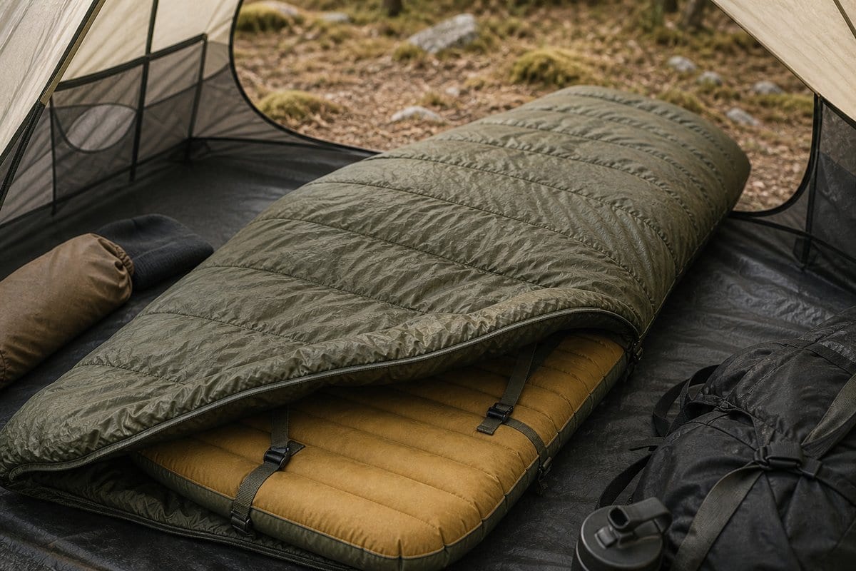 Backpacking quilt