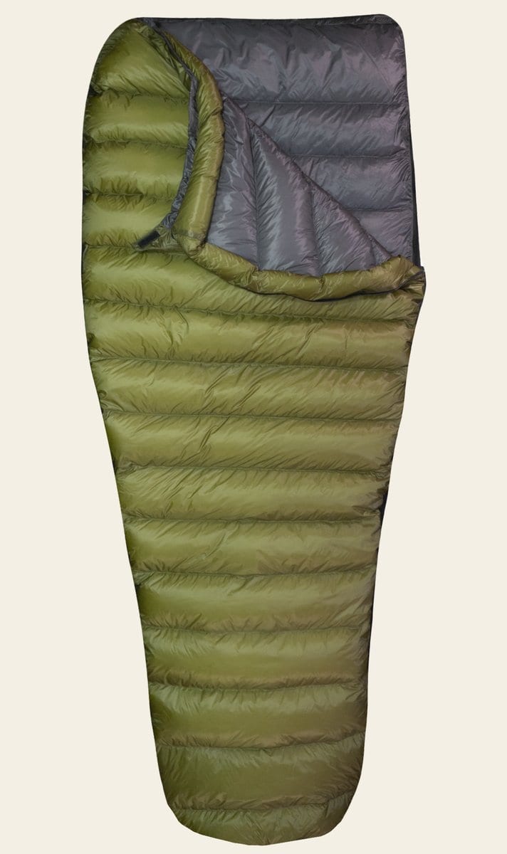 Hoodless sleeping bag